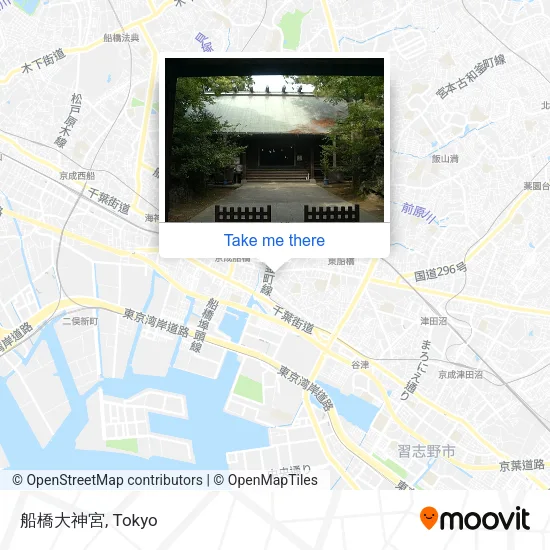 船橋大神宮 map