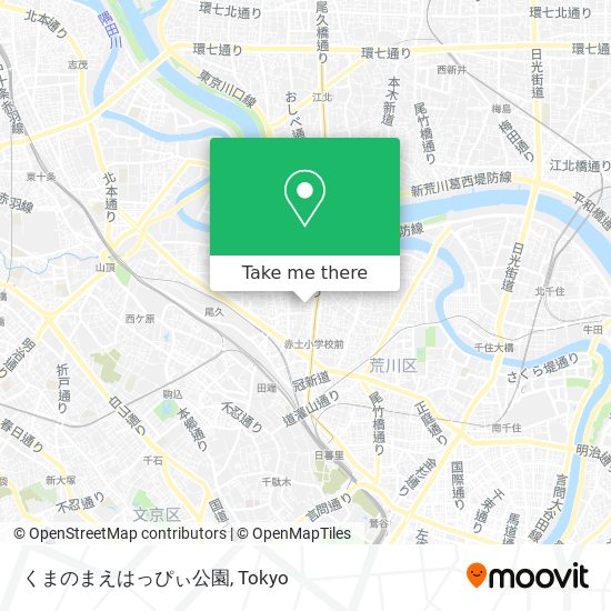 くまのまえはっぴぃ公園 map