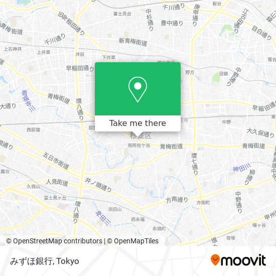 みずほ銀行 map