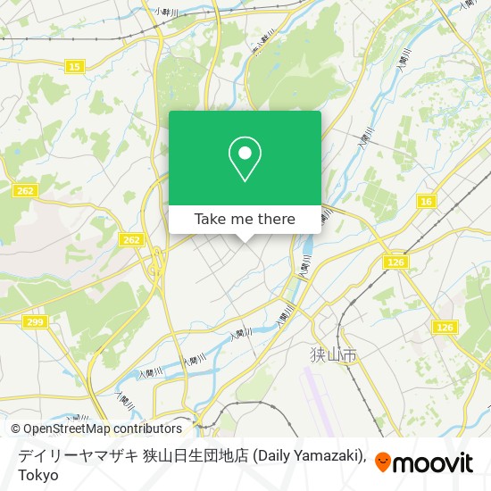 デイリーヤマザキ 狭山日生団地店 (Daily Yamazaki) map