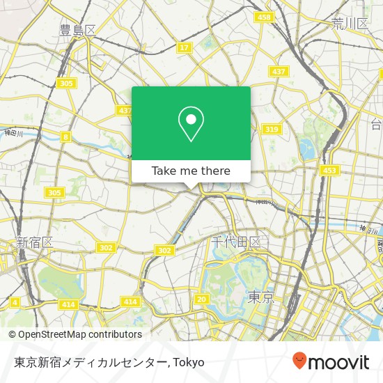 東京新宿メディカルセンター map