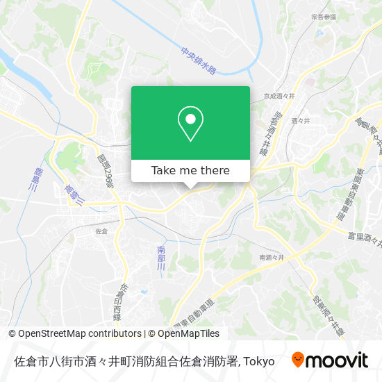 佐倉市八街市酒々井町消防組合佐倉消防署 map