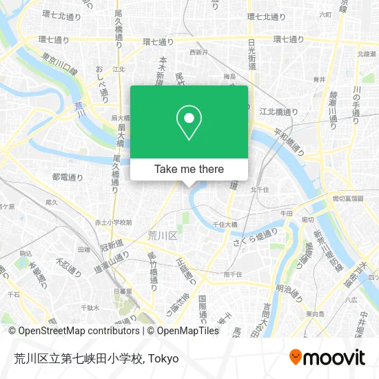 荒川区立第七峡田小学校 map