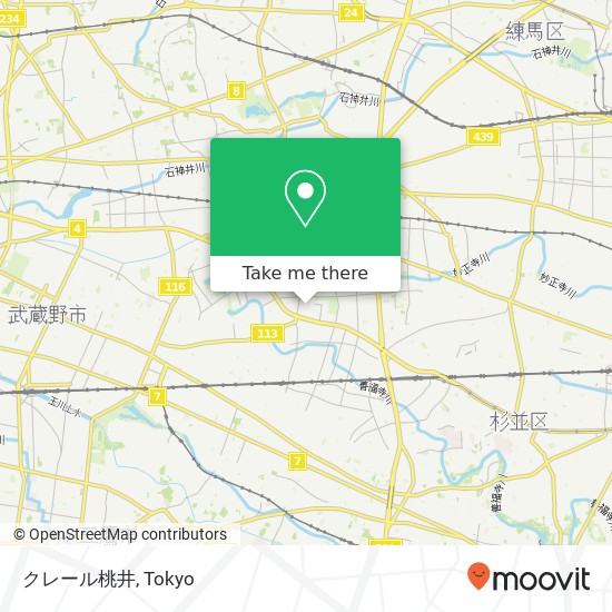 クレール桃井 map