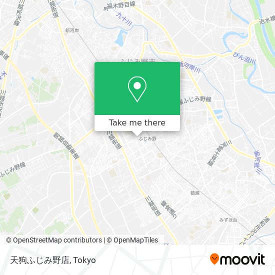 天狗ふじみ野店 map
