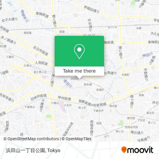 浜田山一丁目公園 map