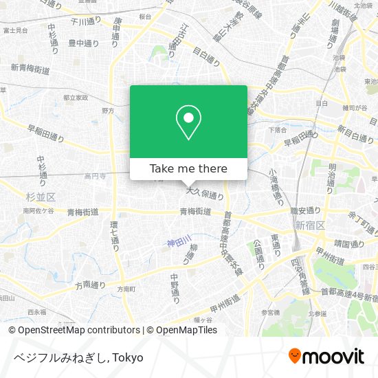 ベジフルみねぎし map