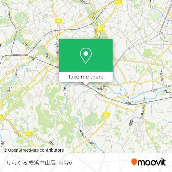 りらくる 横浜中山店 map