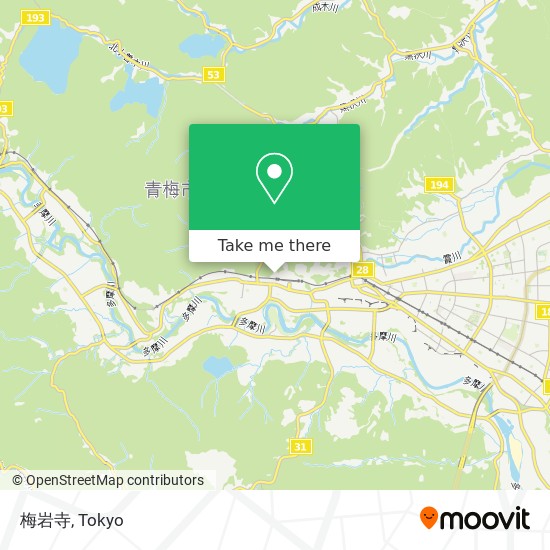 梅岩寺 map