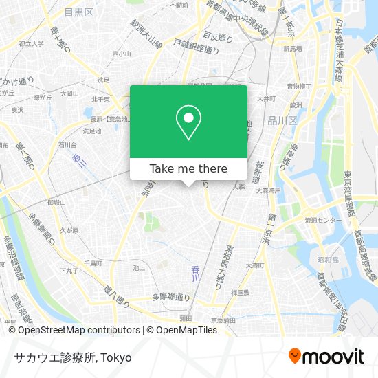 サカウエ診療所 map