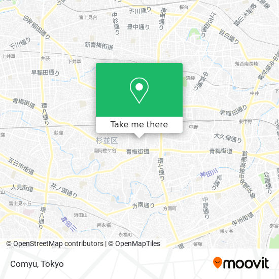 Comyu map