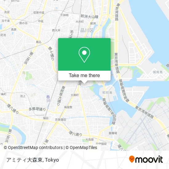 アミティ大森東 map