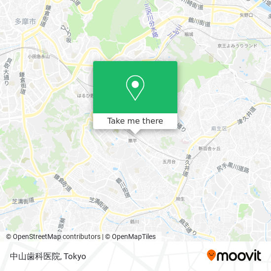 中山歯科医院 map