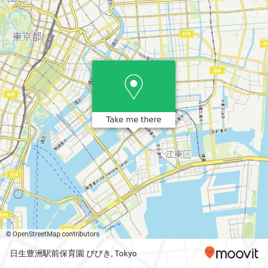 日生豊洲駅前保育園 びびき map