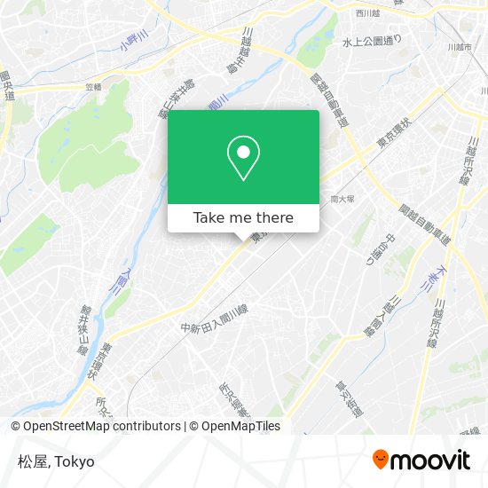 松屋 map