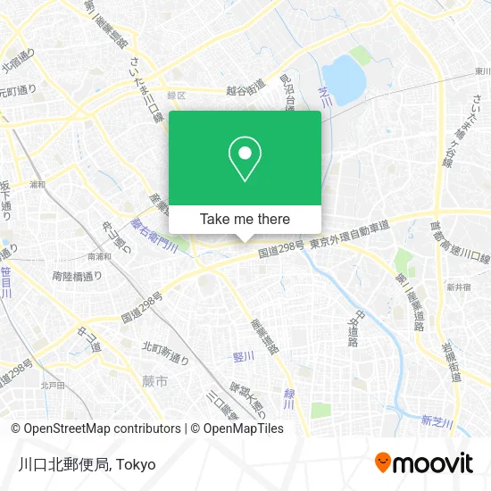川口北郵便局 map