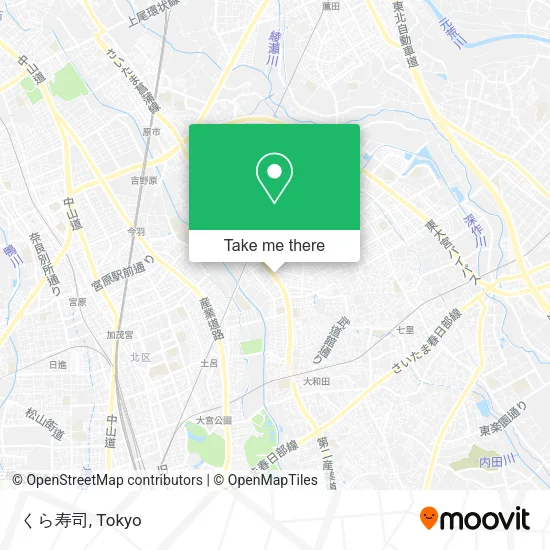 くら寿司 map