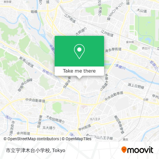 市立宇津木台小学校 map