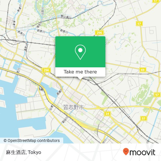 麻生酒店 map