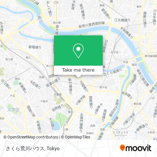 さくら荒川ハウス map