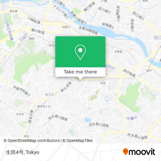 生田4号 map