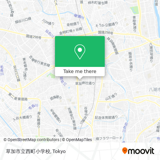 草加市立西町小学校 map