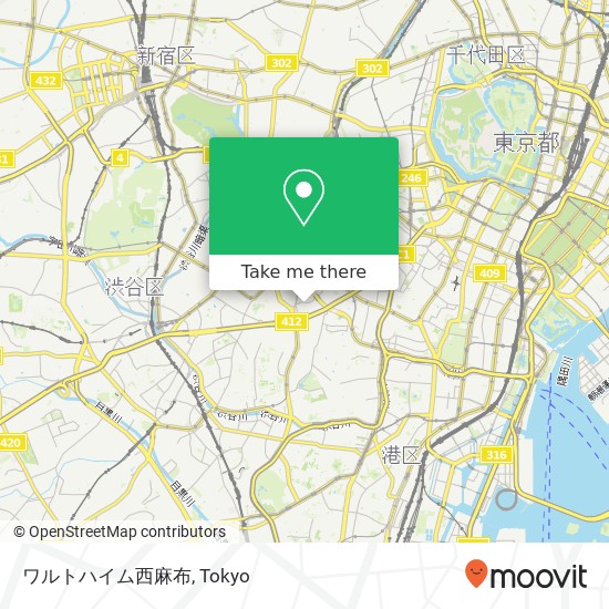 ワルトハイム西麻布 map