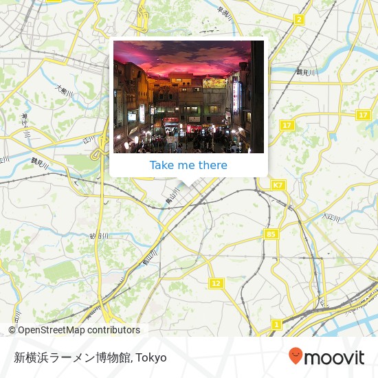 新横浜ラーメン博物館 map