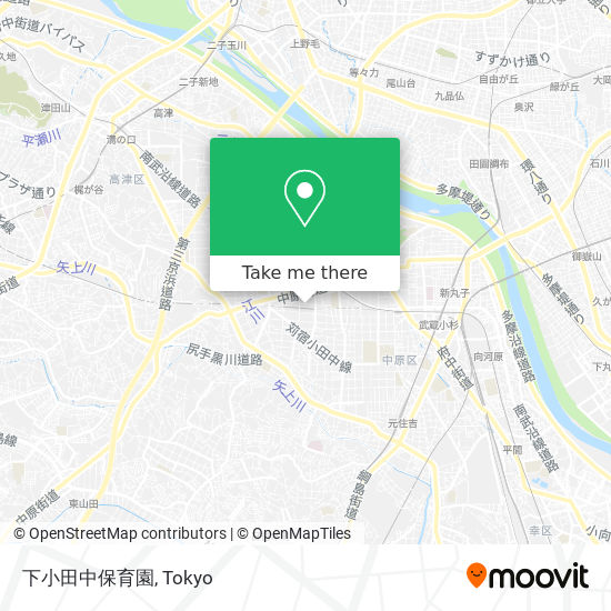 下小田中保育園 map