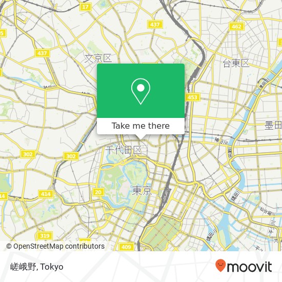 嵯峨野 map