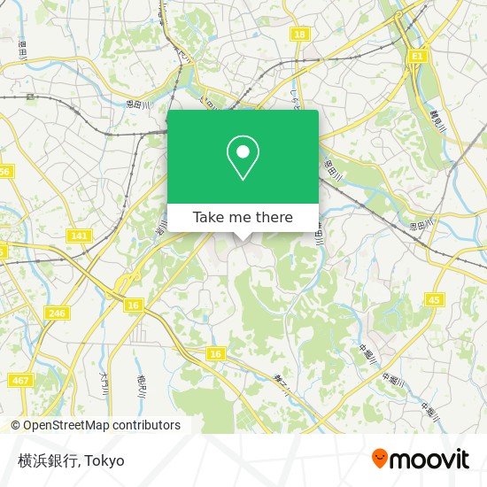 横浜銀行 map