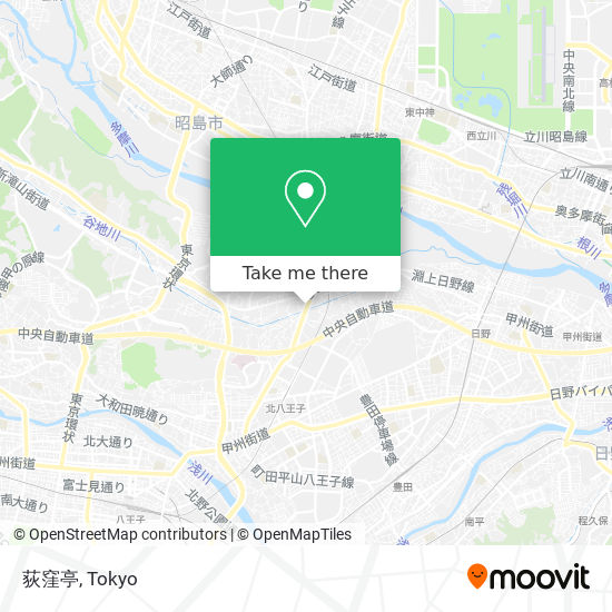 荻窪亭 map
