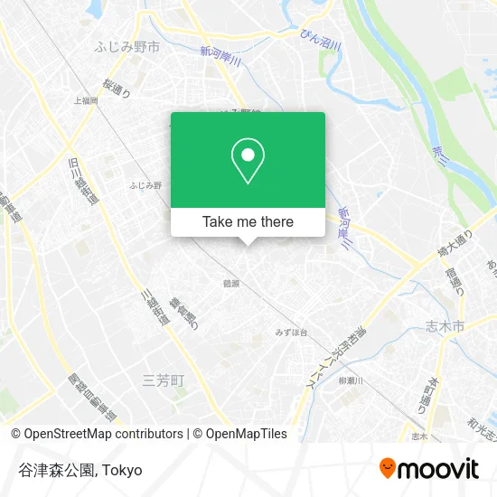谷津森公園 map