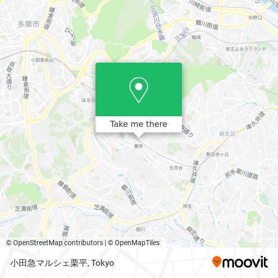 小田急マルシェ栗平 map