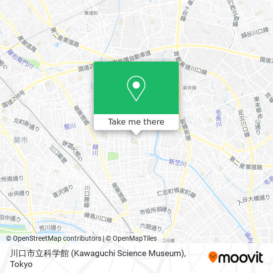 川口市立科学館 (Kawaguchi Science Museum) map