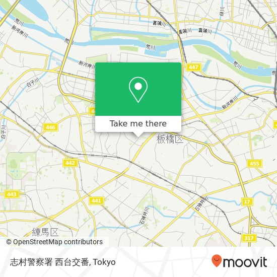 志村警察署 西台交番 map