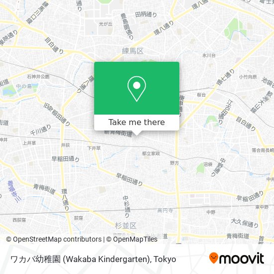 ワカバ幼稚園 (Wakaba Kindergarten) map