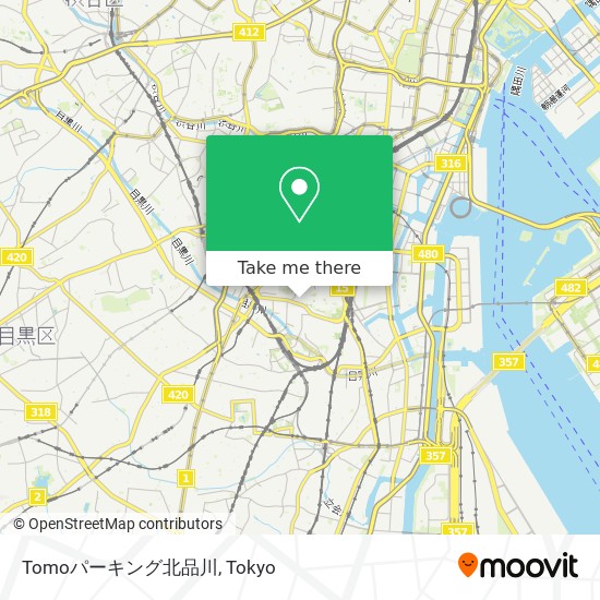 Tomoパーキング北品川 map