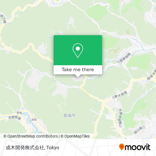 成木開発株式会社 map