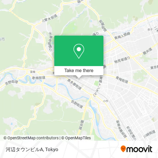 河辺タウンビルA map