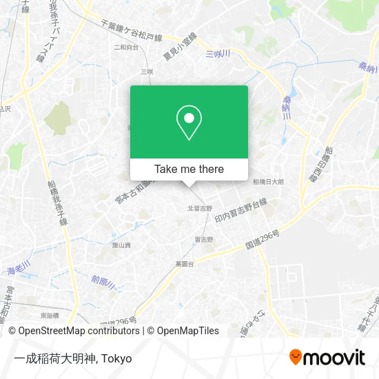 一成稲荷大明神 map
