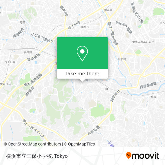 横浜市立三保小学校 map