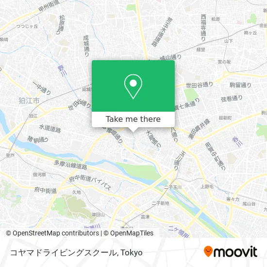コヤマドライビングスクール map