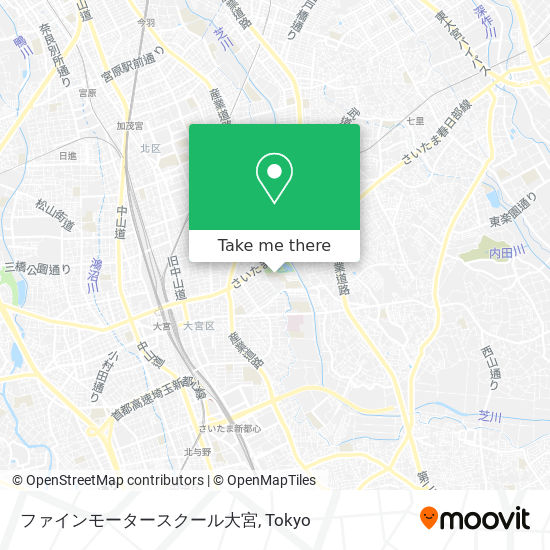 ファインモータースクール大宮 map