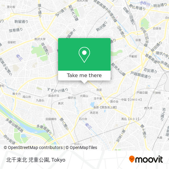北千束北 児童公園 map