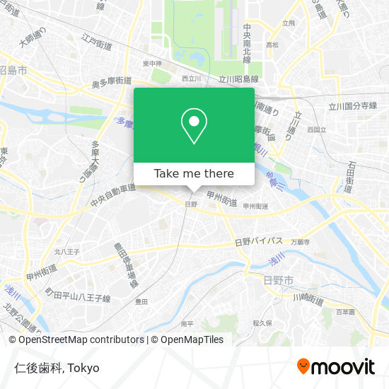 仁後歯科 map