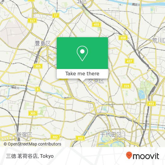 三德 茗荷谷店 map