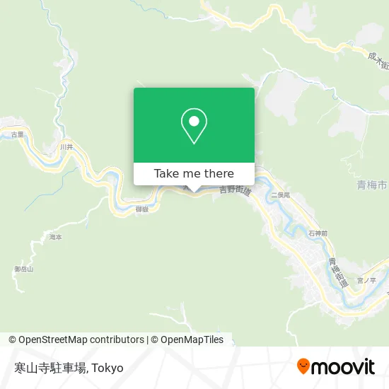 寒山寺駐車場 map