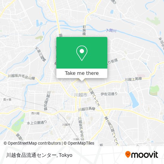 川越食品流通センター map