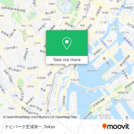 ナビパーク芝浦第一 map